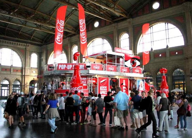 coca cola butelki reklamowe 3D