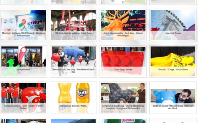 Figury eventowe z laminatu szklanego.