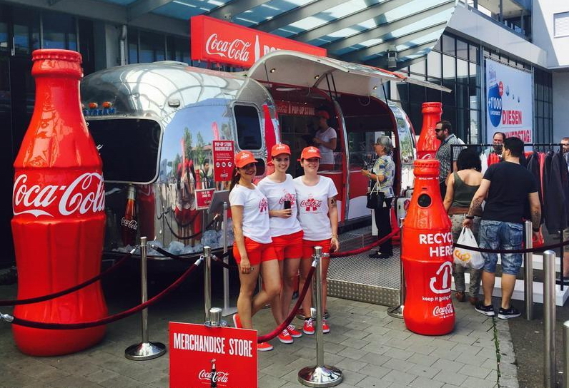 coca cola popup store