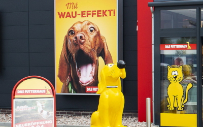 Wielkie makiety psów 3D.