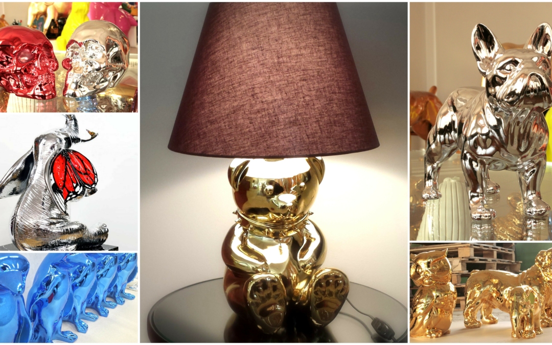 Metalizacja trójwymiarowych figur reklamowych i dekoracyjnych.