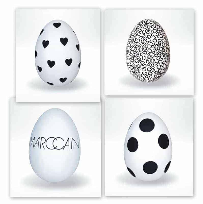 Jaja wielkanocne 3 Wielkie jaja wielkanocne - dekoracja świąteczna