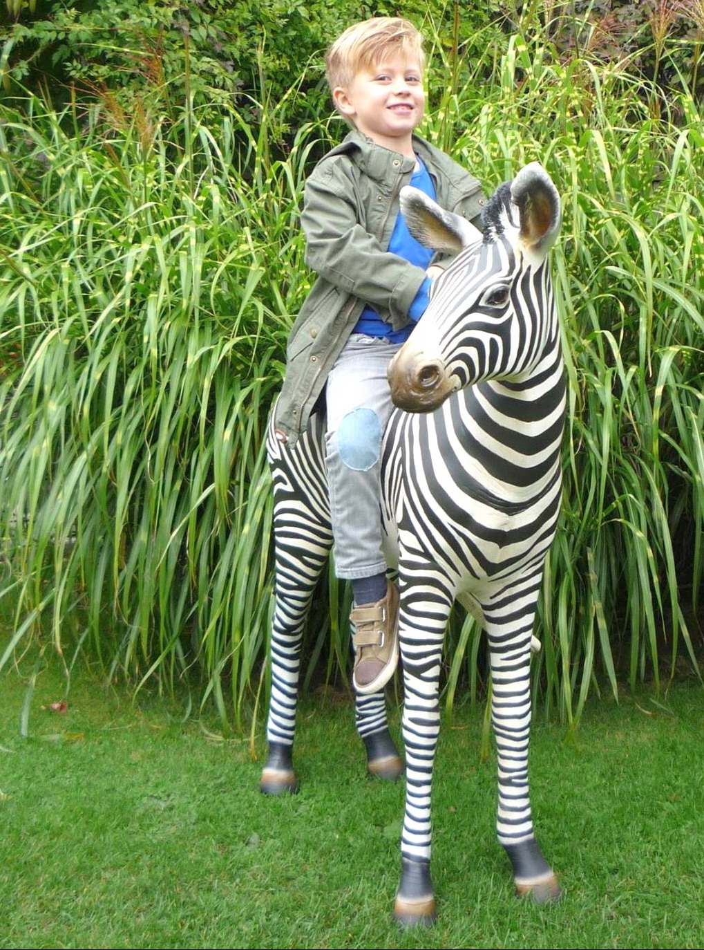 Figura 3D zebra naturalnej wielkości 2 Figura 3D zebra naturalnej wielkości