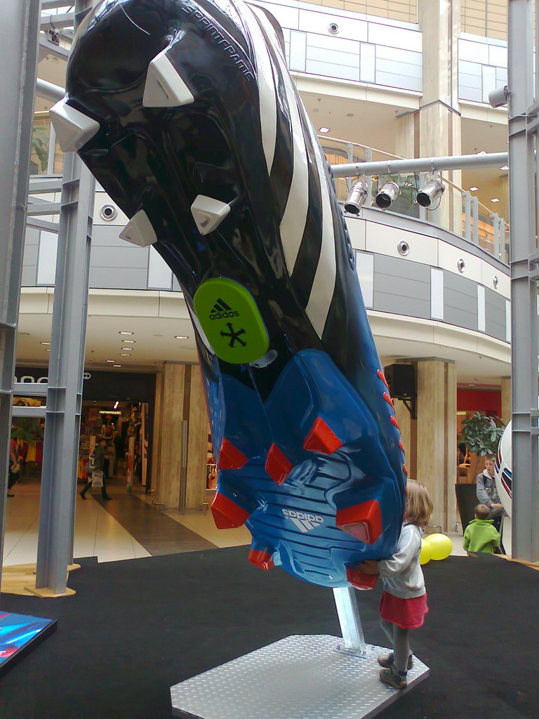 Duża reklama, makieta buta Adidas Predator Lethal zones 2 Duża reklama, makieta buta Adidas Predator Lethal zones