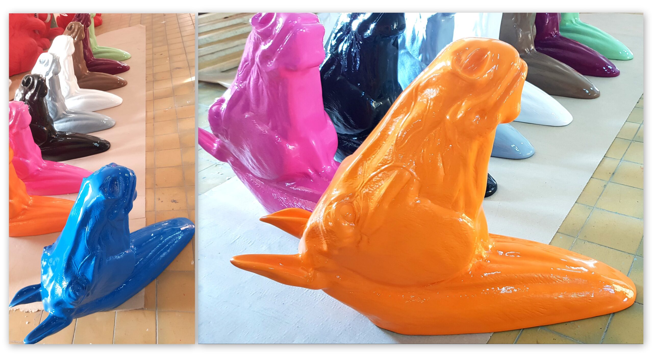 Dekoracyjna głowa konia - figura 3D do zawieszenia. 2 Dekoracyjna głowa konia - figura 3D do zawieszenia.