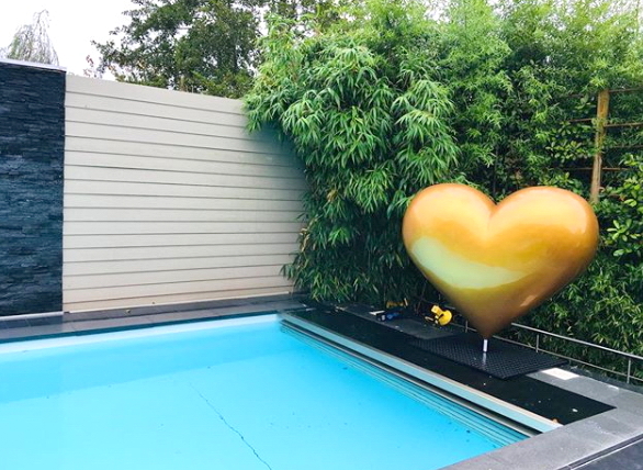 Figura dekoracyjna Serce duże, jednokolorowe 4 Figura dekoracyjna Serce duże, jednokolorowe