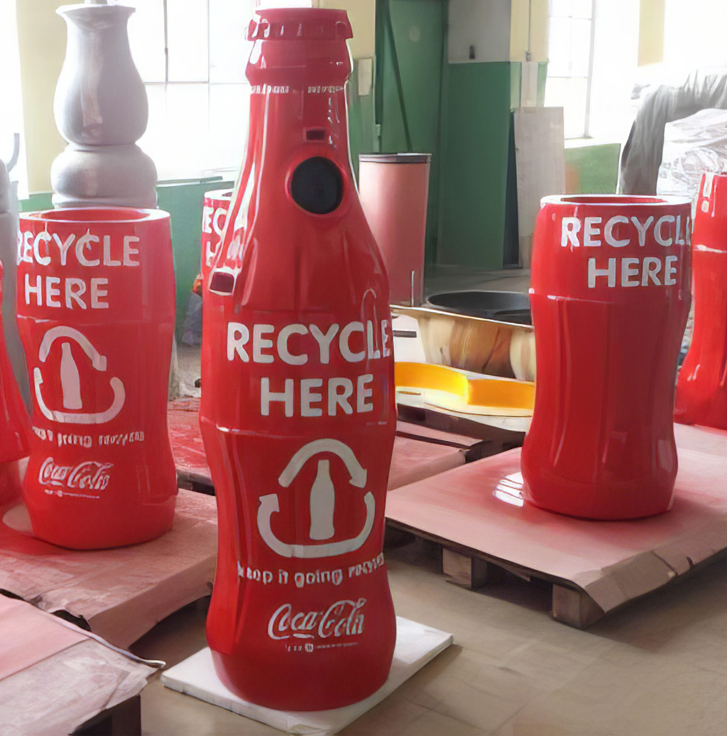 Butelka reklamowa / pojemnik Coca Cola Recycle 1 Butelka reklamowa / pojemnik Coca Cola Recycle