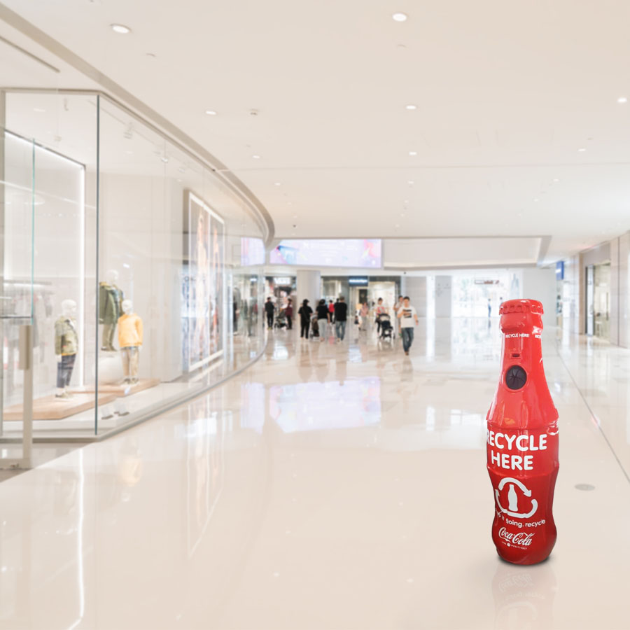 Butelka reklamowa / pojemnik Coca Cola Recycle 4 Butelka reklamowa / pojemnik Coca Cola Recycle