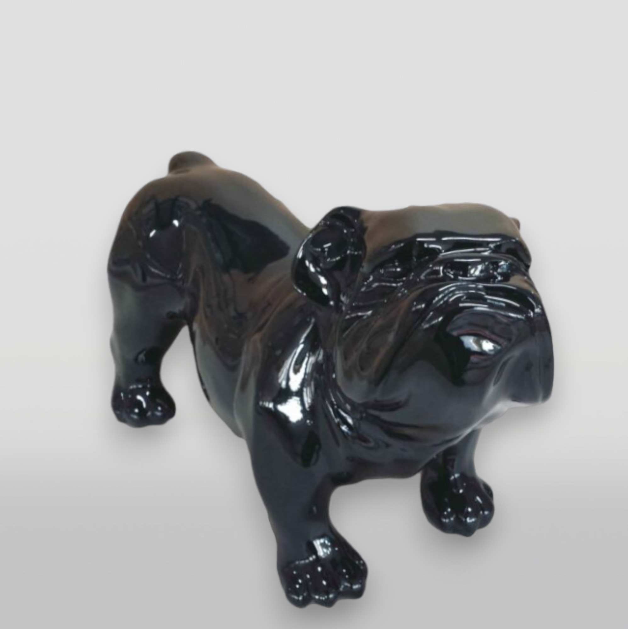 pies Figura dekoracyjna Bulldog Angielski - wersja jednokolorowa 3 pies Figura dekoracyjna Bulldog Angielski - wersja jednokolorowa