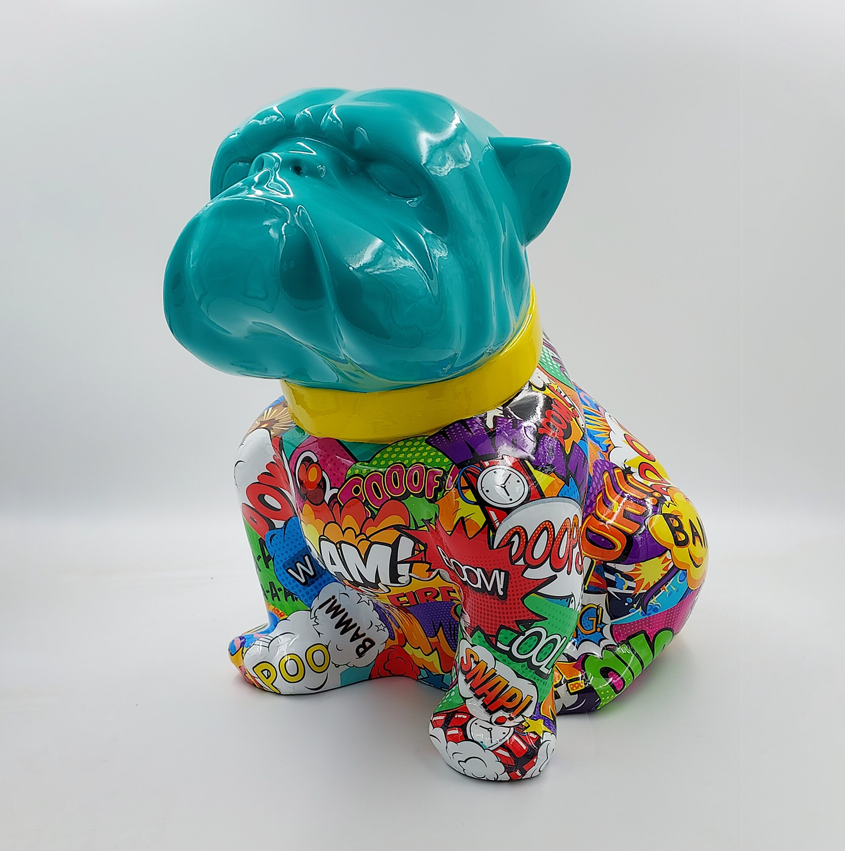 pies Bulldog Angelo 40cm - Pop art 1 pies Bulldog Angelo 40cm - Pop art