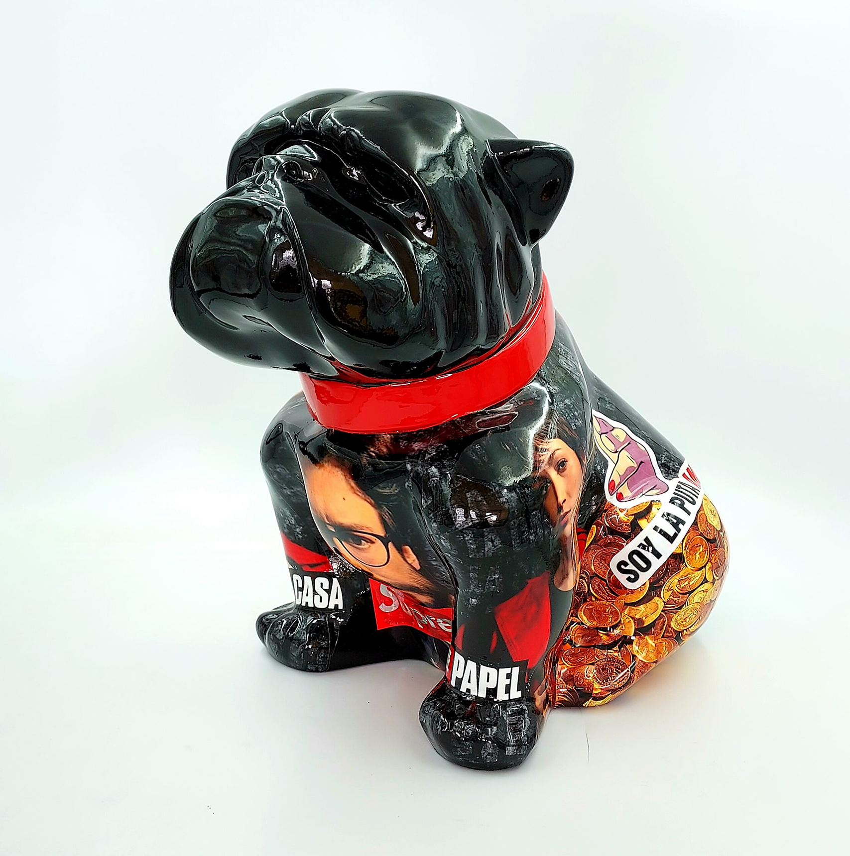 pies Bulldog Angelo 40cm - La casa de papel 1 pies Bulldog Angelo 40cm - La casa de papel