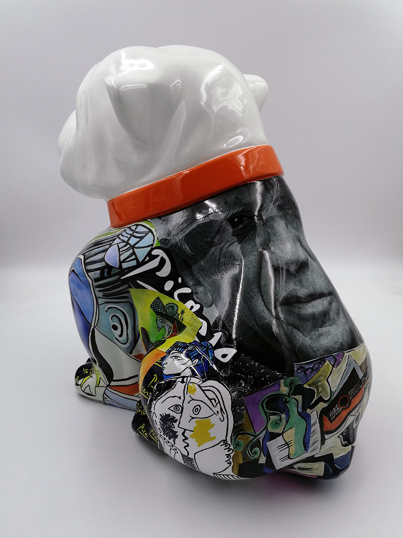 pies Bulldog Angelo 60cm - Picasso 2 pies Bulldog Angelo 40cm - Picasso