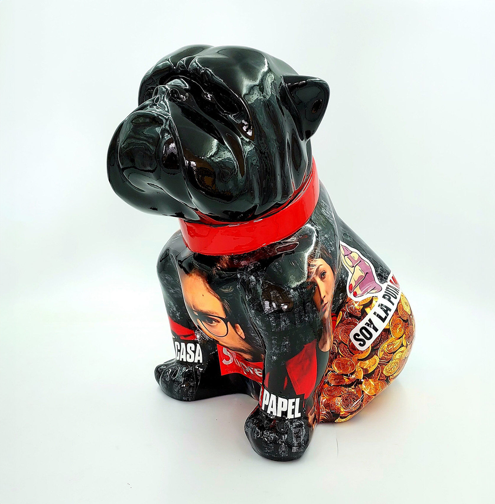 pies Bulldog Angelo 60cm - La casa de papel 1 pies Bulldog Angelo 60cm - La casa de papel
