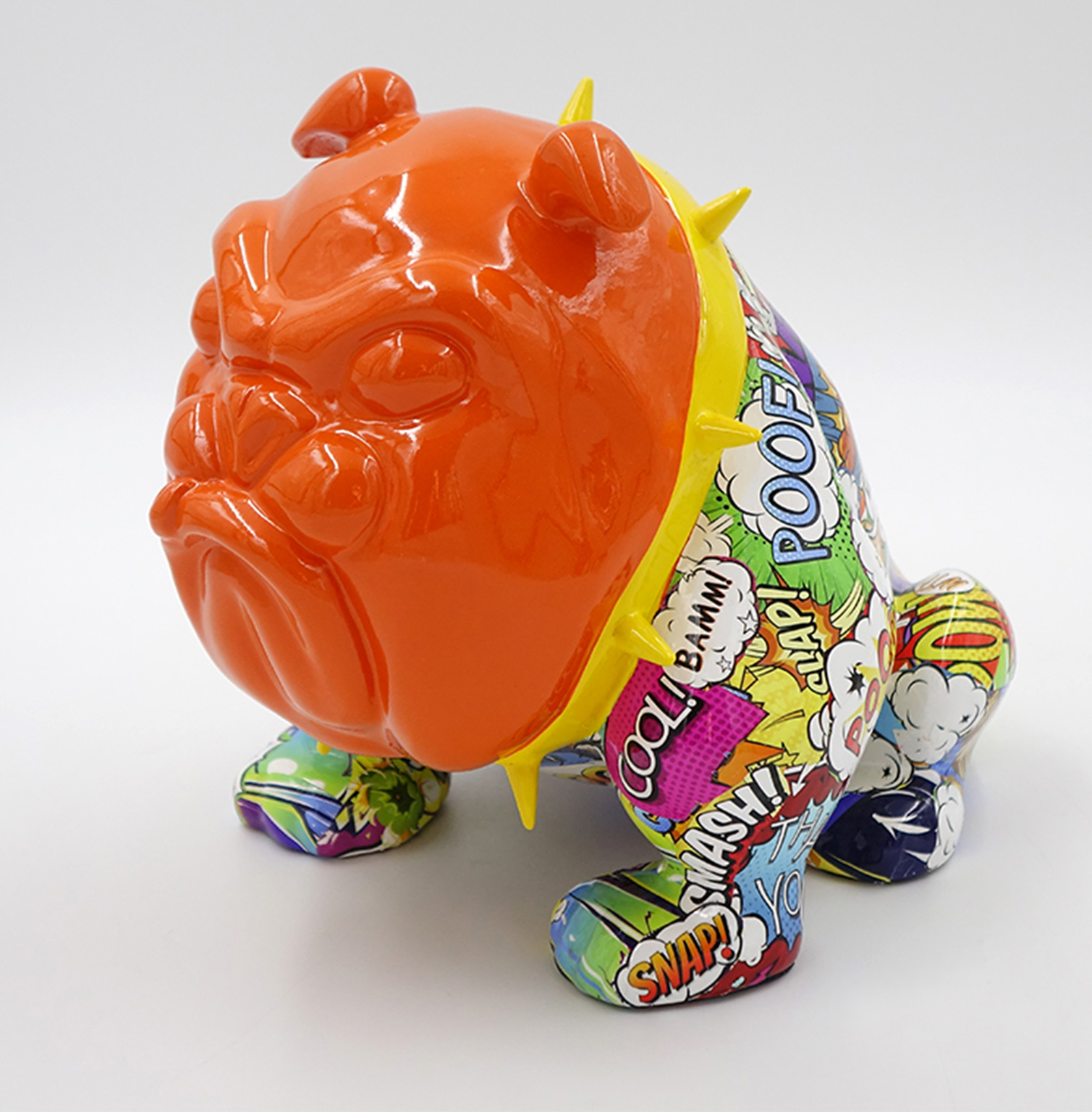 pies Bulldog Avella 55cm - Pop art 1 pies Bulldog Avella 55cm - Pop art