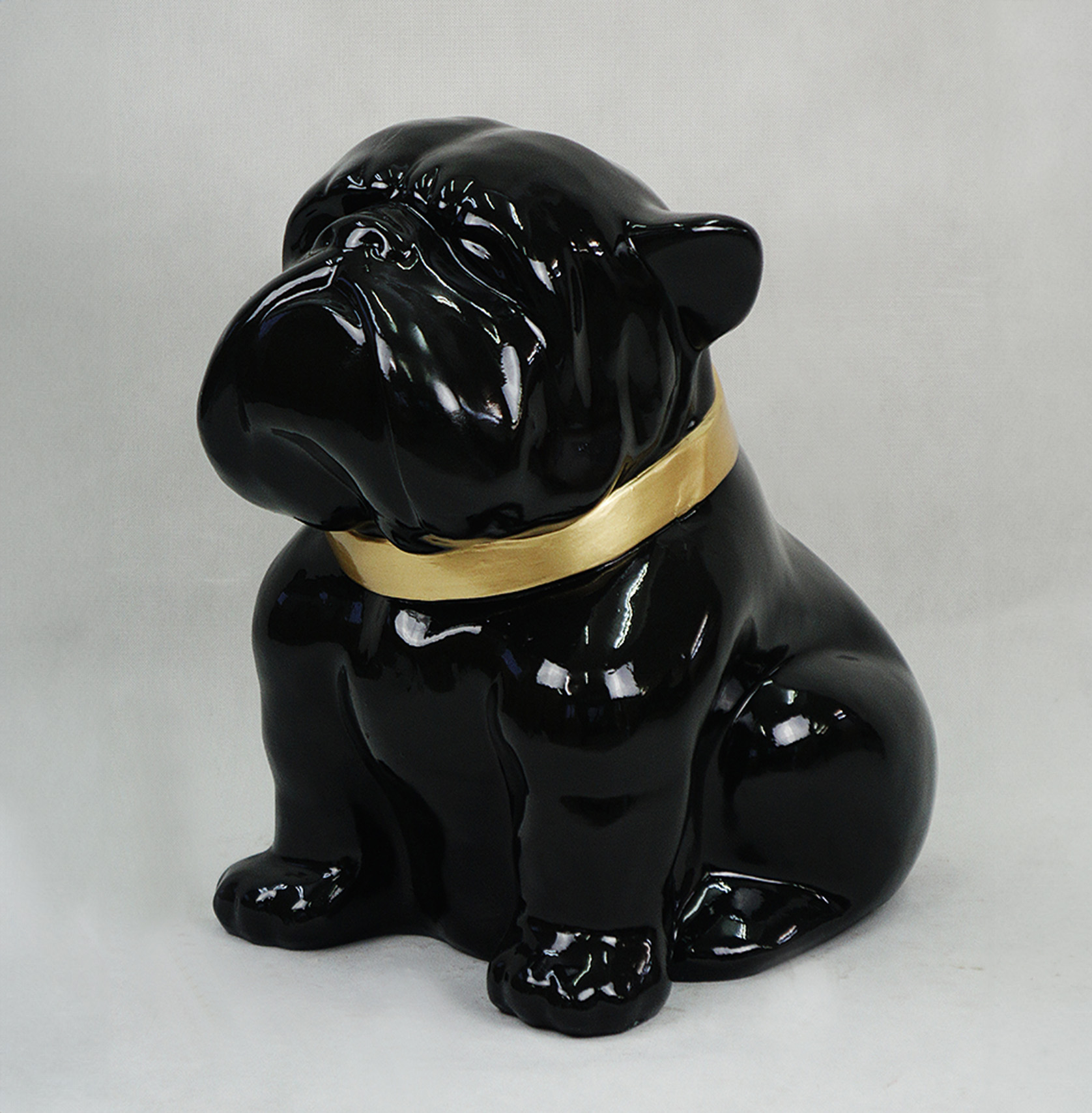 pies Bulldog Angelo 60cm - malowany połysk 1 pies Bulldog Angelo 60cm - malowany połysk