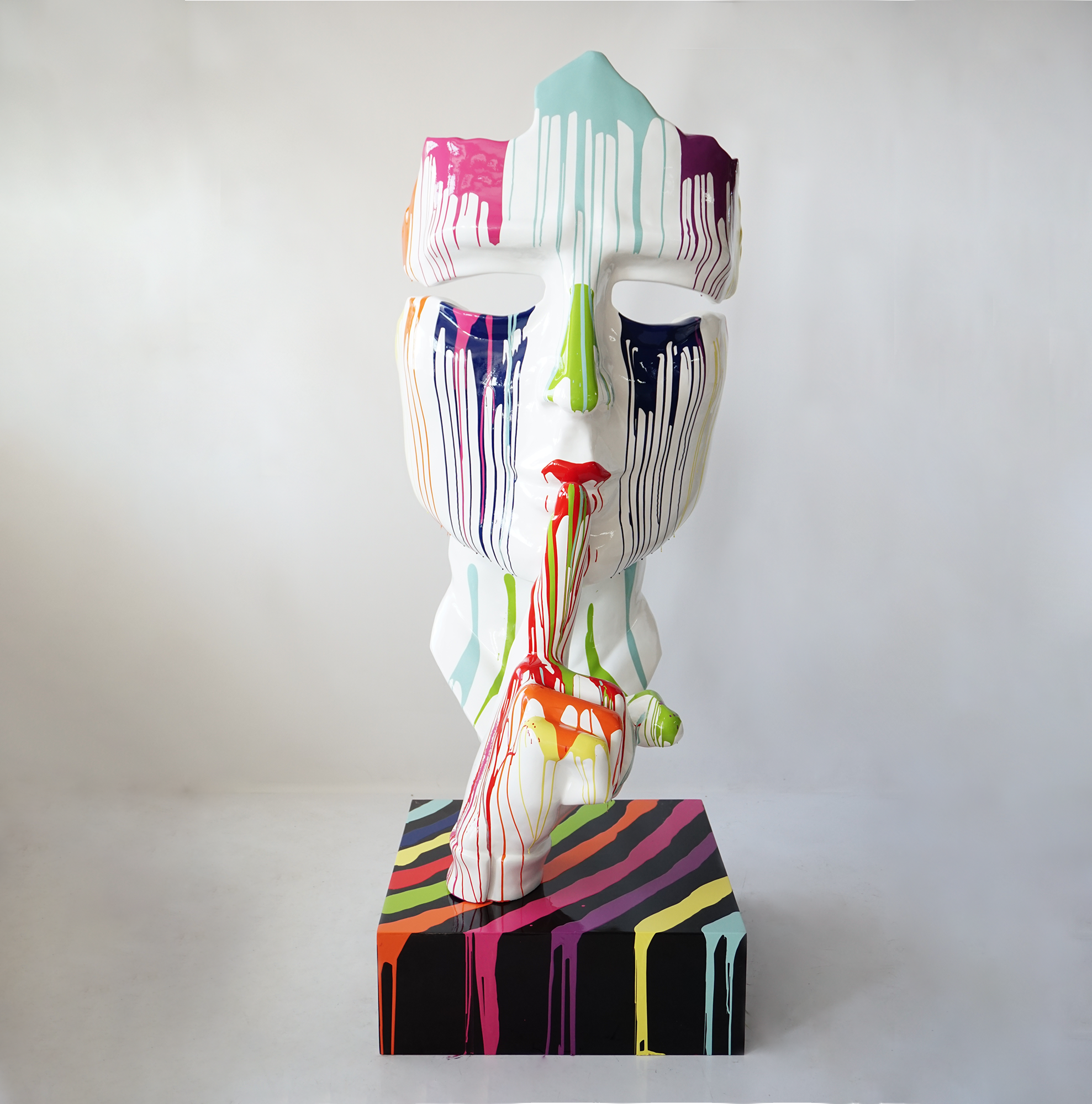 Duża maska na podstawie - Trash 1 Duża maska na podstawie - Trash