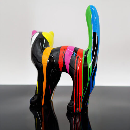 Figurka Dekoracyjna Mały Kot Stojący - Trash