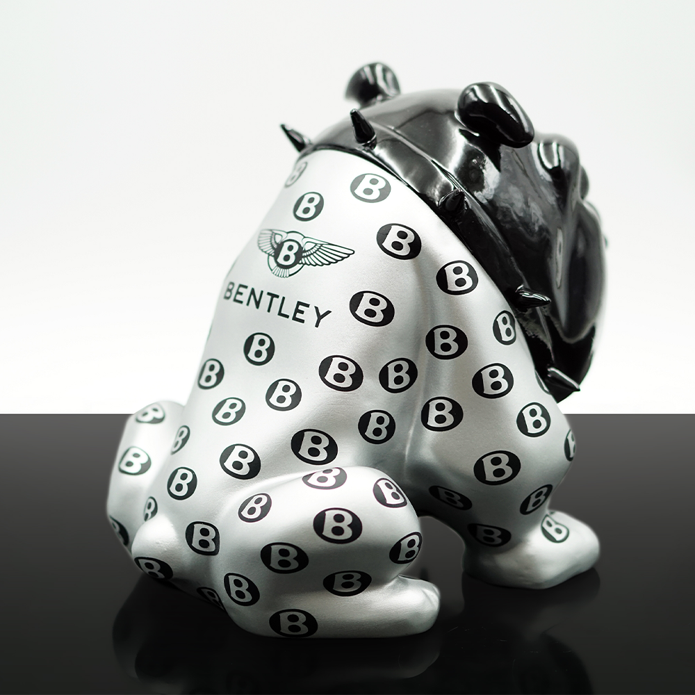 Ekskluzywna Figura Srebrny Bulldog Bentley - Avella 22