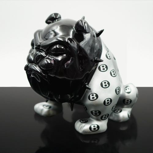 Ekskluzywna Figura Srebrny Bulldog Bentley - Avella 22